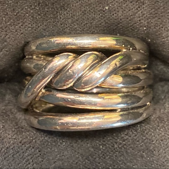 David Yurman Continuance Ring with Knot - Picture 2 of 3